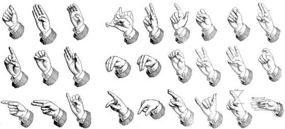 SPECIAL NEEDS SIGN LANGUAGE COMMUNICATION ALPHABET WITH FINGER SPELLING 